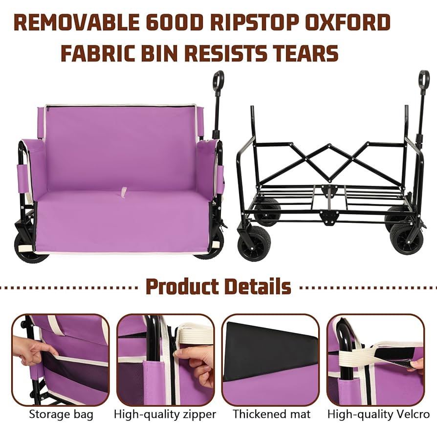 【7/3まで】a.depeche socph shelffing wagon Amazon.com : 3-in-1 Convertible Folding Wagon Cart with